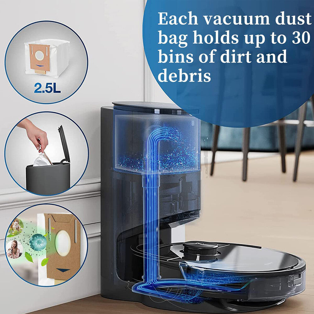 Vacuum Replacement Dust Bag For ECOVACS DEEBOT OZMO T8 T8 Aivi T8+ N8 Pro T9 N8+