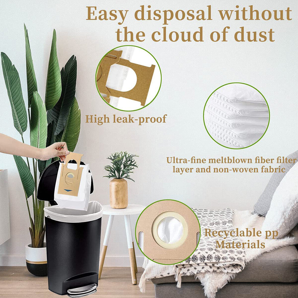 Vacuum Replacement Dust Bag For ECOVACS DEEBOT OZMO T8 T8 Aivi T8+ N8 Pro T9 N8+