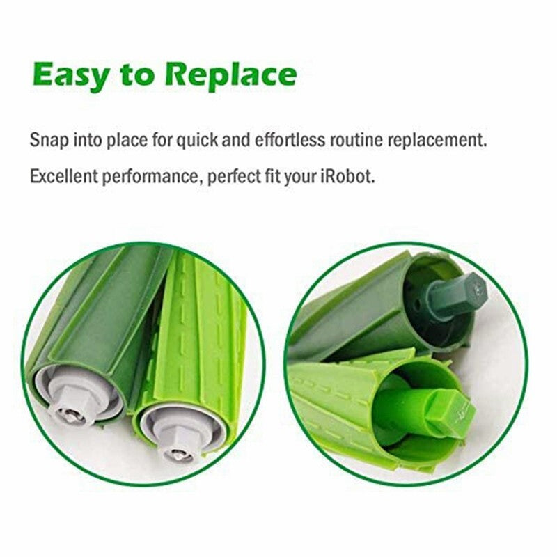 Brush Rollers Replacement for Irobot Roomba i1 i2 i3 i4 i6 i7 i8 E5 E6 E7 Series