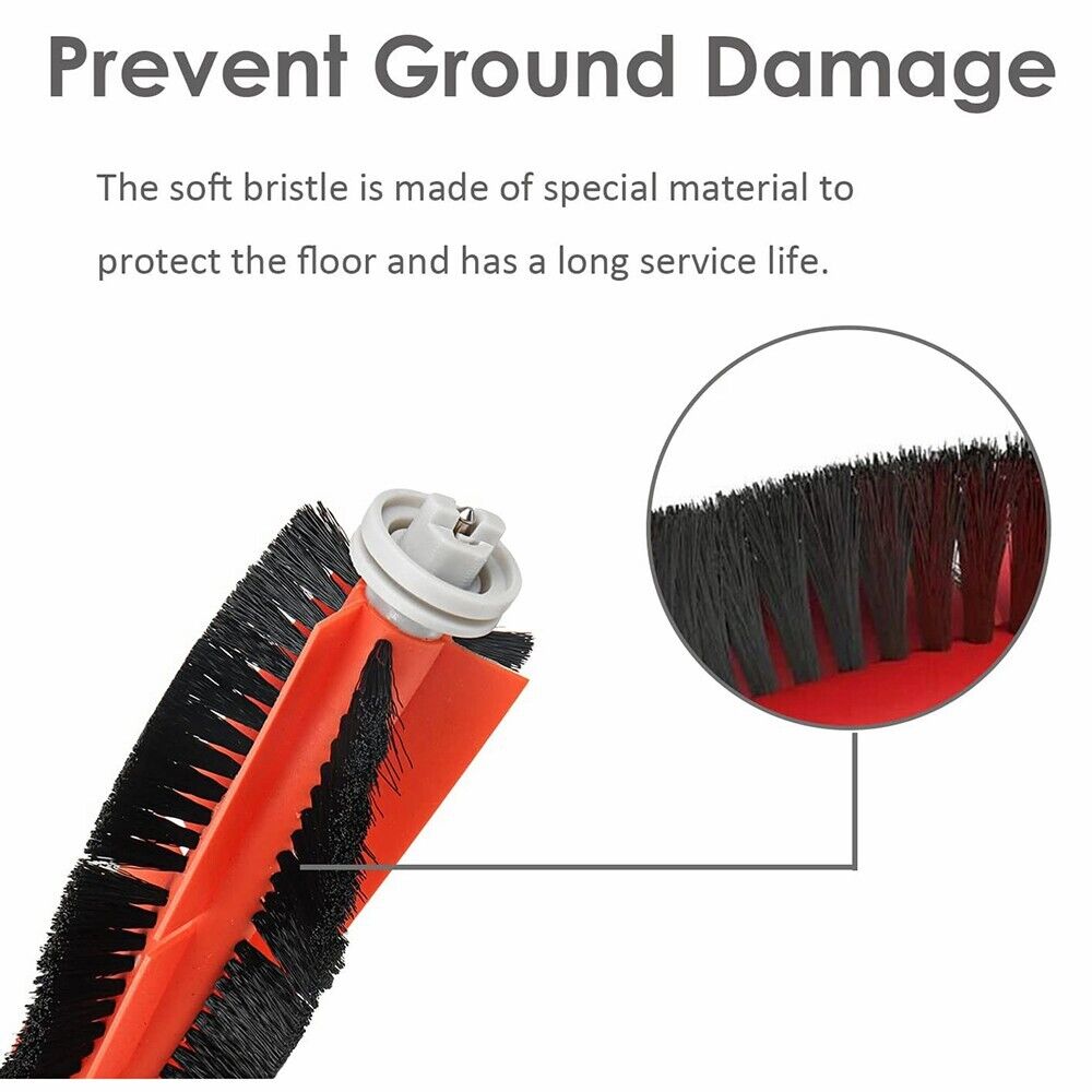 Main Brush Replacement For Roborock S5 Max, S6, S6 MaxV, E4, E5 Vacuum Cleaner