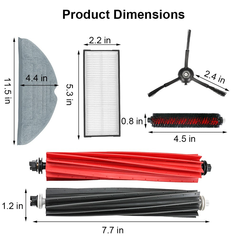 Replacement parts Compatible with Roborock S8 Pro Ultra Robot Vacuum Cleaner