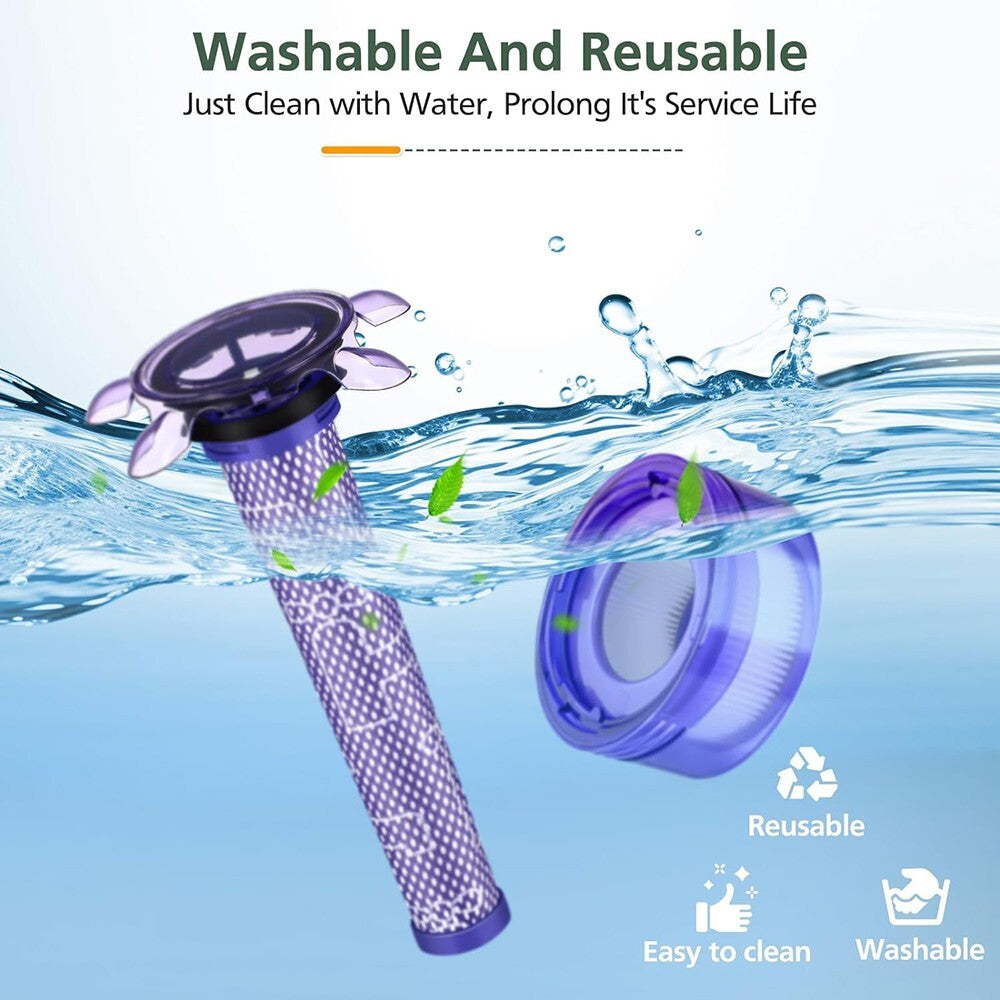 Upgraded Filters Replacement Fit for Dyson V8 New Model SV25 Dyson V7 New SV37