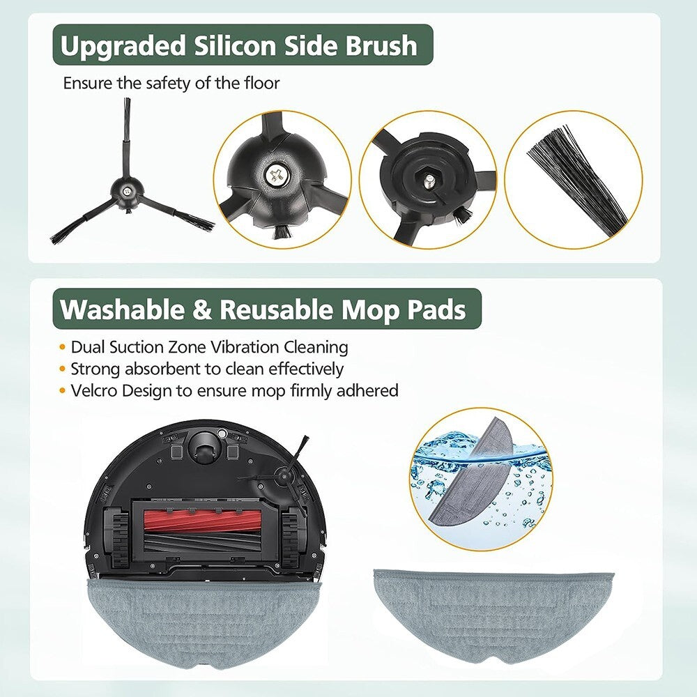 Replacement parts Compatible with Roborock S8 Pro Ultra Robot Vacuum Cleaner