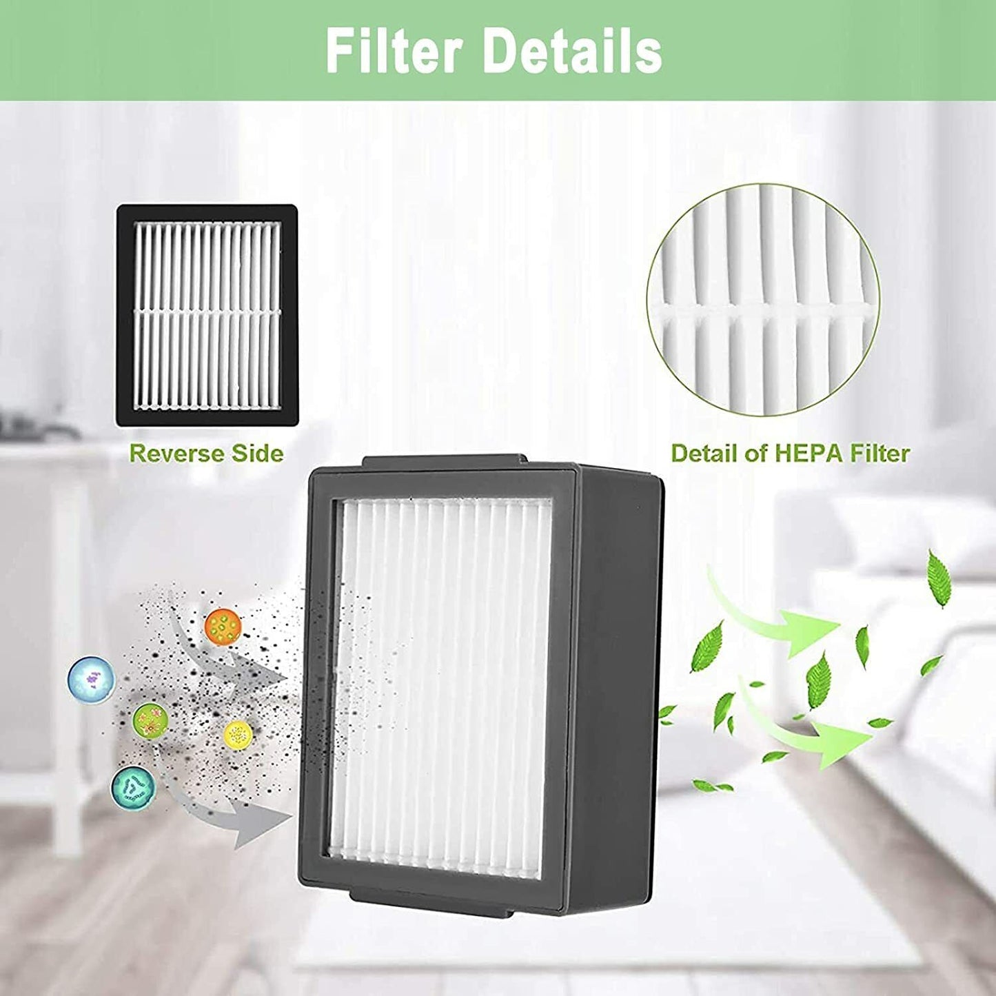 Filters Replacement for iRobot Roomba I&E Series i7 J7 i2 i3 i4 i6 i8 E5 E6 E7