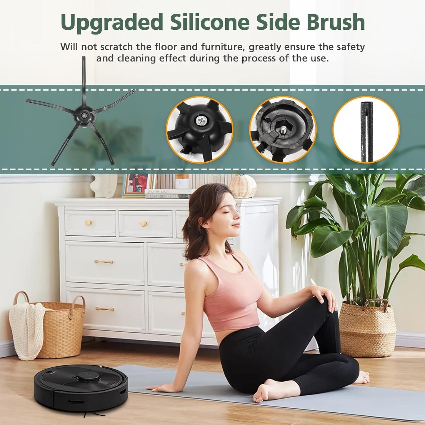 Replacement parts Fit for Roborock Q5 Q5+ Q5 Plus Robot Vacuum Cleaner