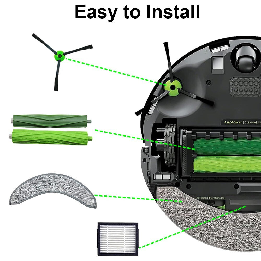 Replacement Parts Compatible with irobot Roomba Combo j7+ Robot Vacuum and Mop