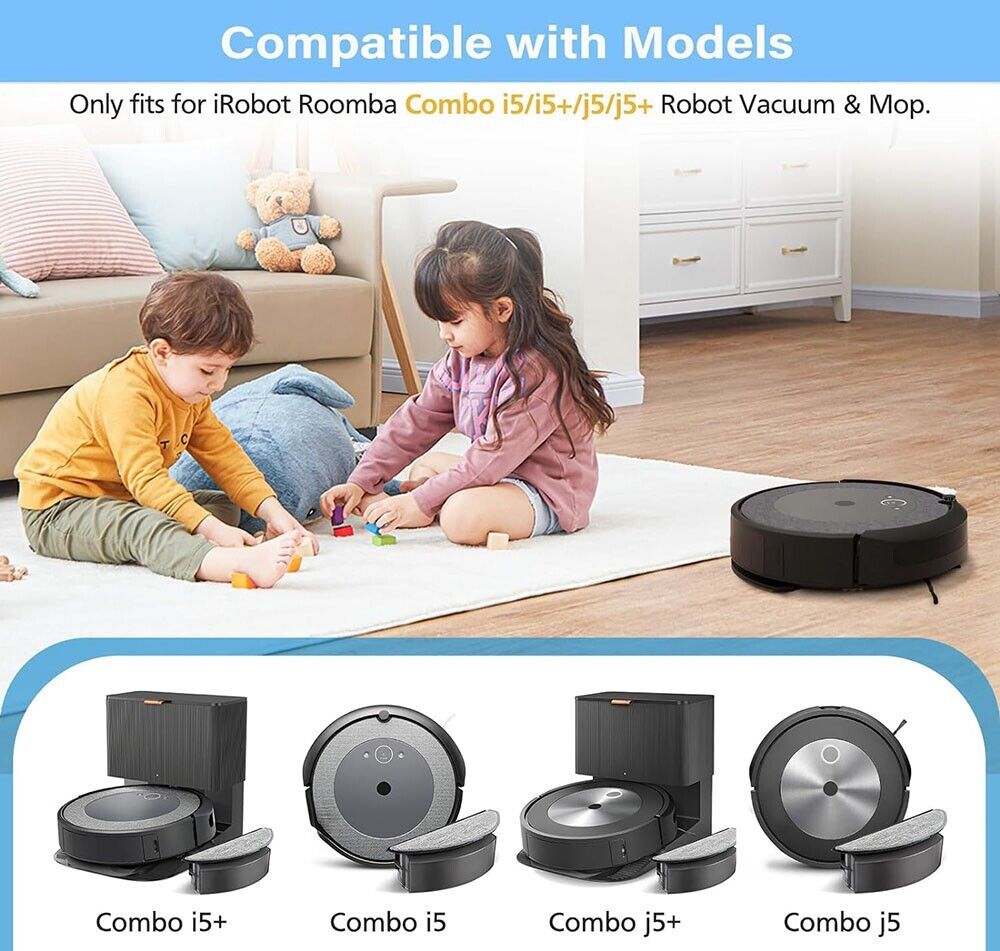 Replacement parts For Irobot Roomba Combo i5, i5+,j5, j5+ Robot Vacuum and Mop