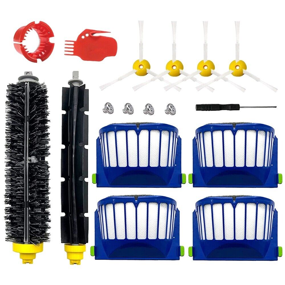 Replacement Parts for irobot Roomba 600 Series 694 675 Brush Filter Side brush