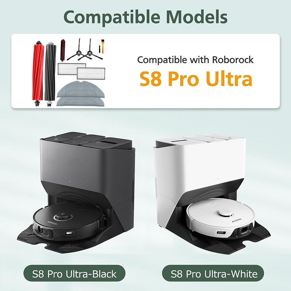 Replacement parts Compatible with Roborock S8 Pro Ultra Robot Vacuum Cleaner