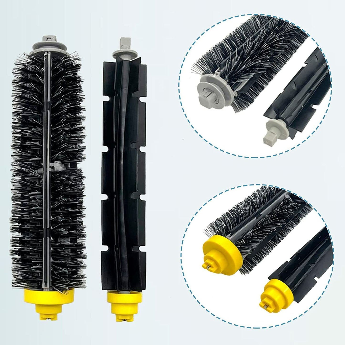 Replacement Parts for irobot Roomba 600 Series 694 675 Brush Filter Side brush