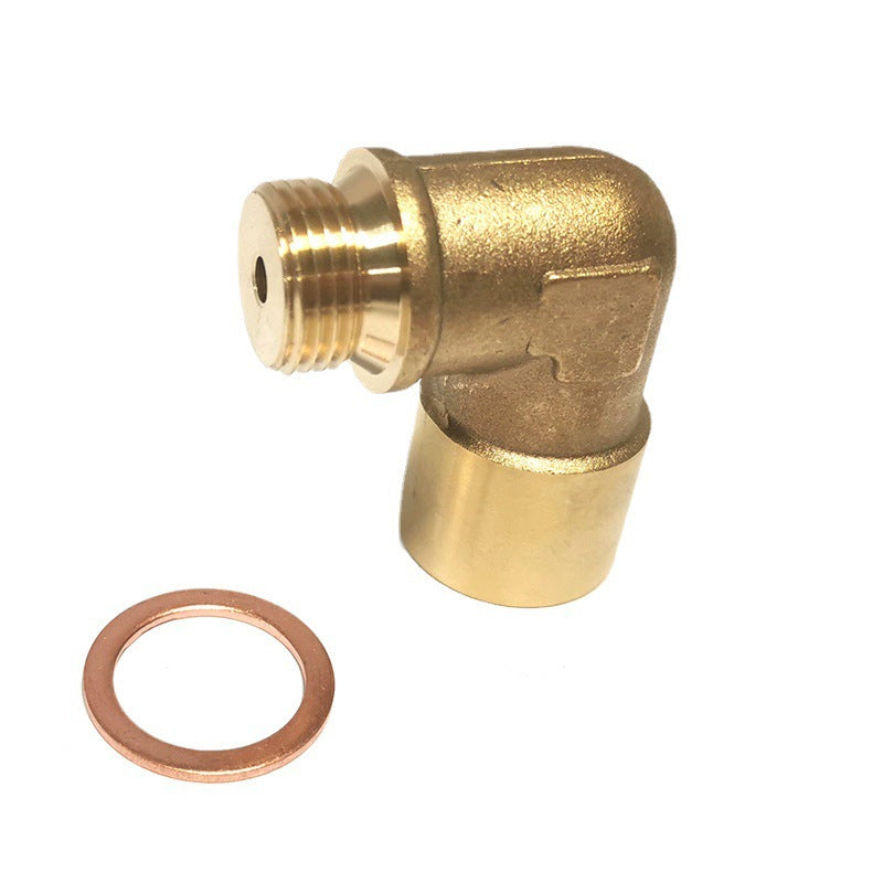 1PC M18X1.5 02 Bung Extension O2 Oxygen Sensor Angled Extender Spacer 90 Degree