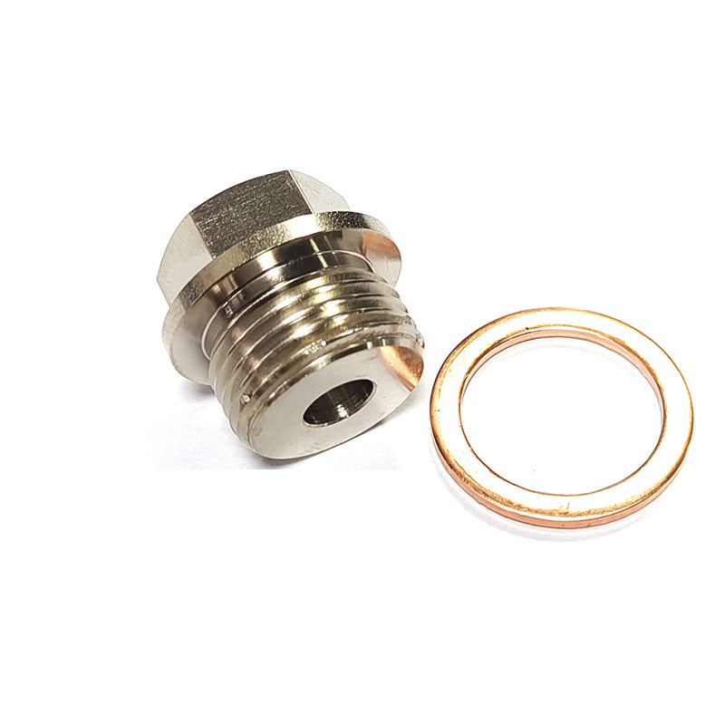 1/8" NPT to M18x1.5 Male Pressure Temperature Gauge Sender Adapter
