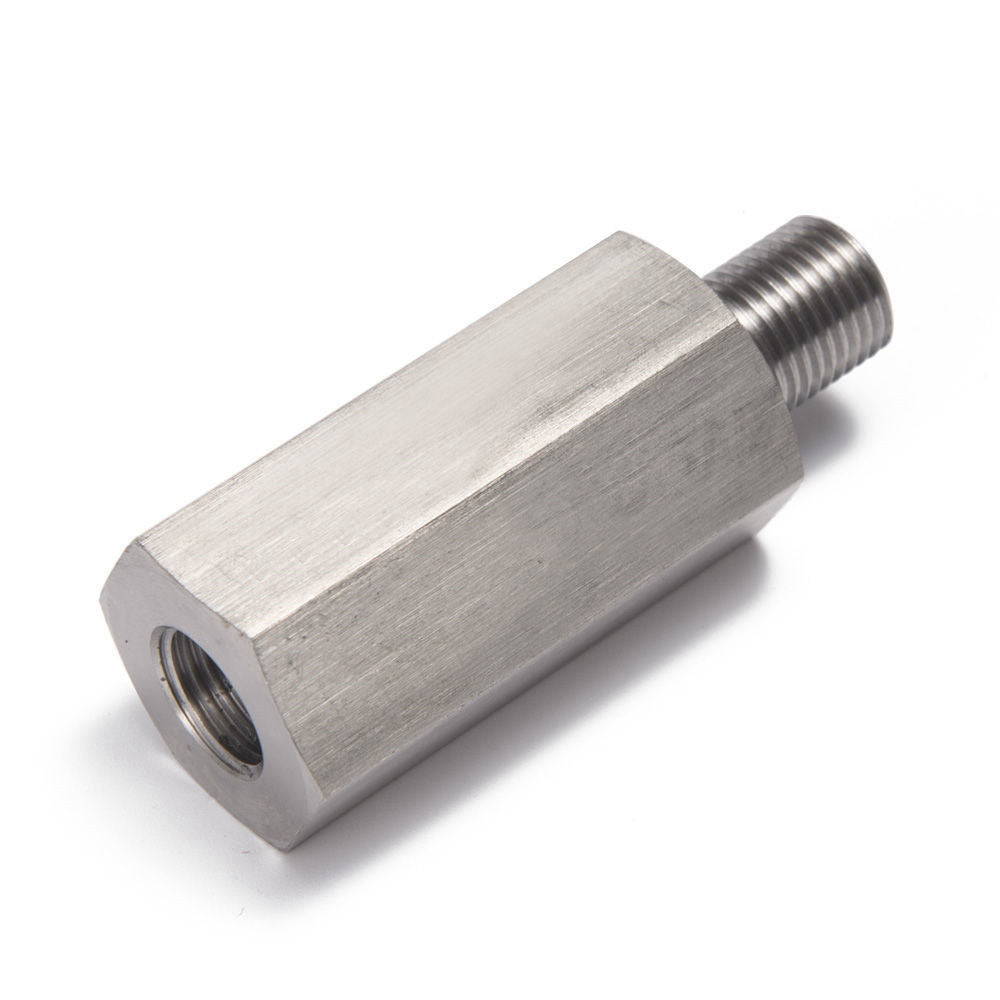 1/8" BSPT Oil Pressure Sensor Tee to NPT Adapter Turbo Supply Feed Line Mete
