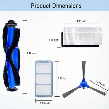 Replacement Part for Eufy RoboVac 11S,25C,15C,30,30C,35C,12 Brush Roller Filter