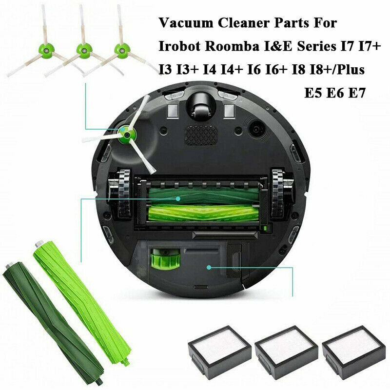 Vacuum Cleaner Parts for iRobot Roomba I&E Series i7 i3 i4 i6 i8 E5 E6 E7