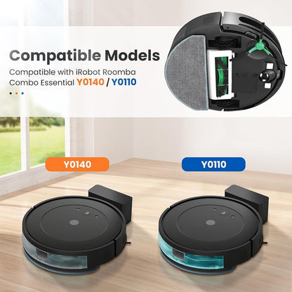Replacement Parts Compatible for iRobot Roomba Combo Essential Y0140, Y0110