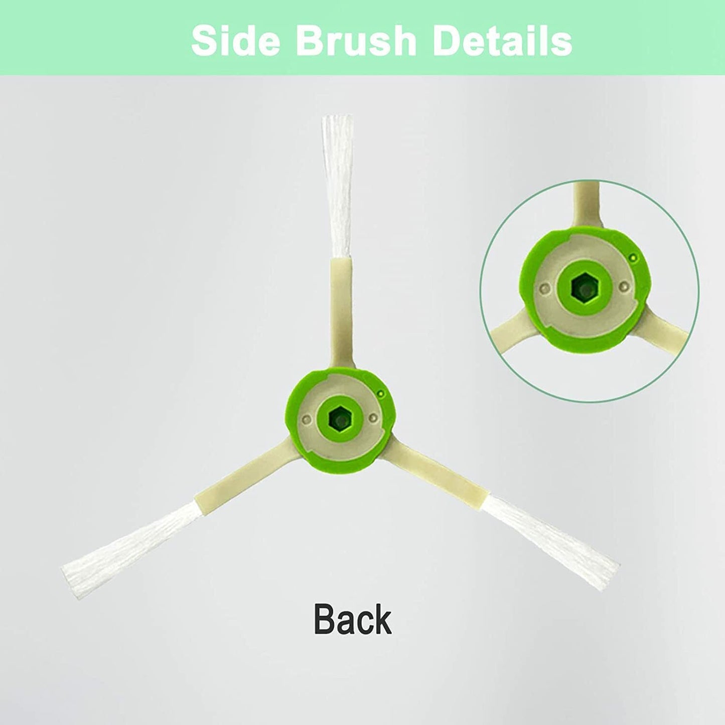 Side Brush for iRobot Roomba I&E Series i7 i7+j7 j7+ i3 i3+ i4  i6 i8 E5 E6 E7