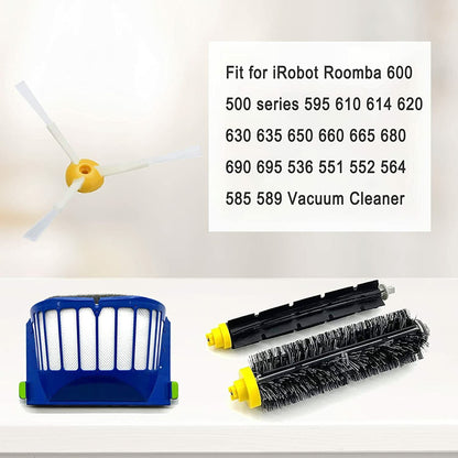 Replacement Parts for irobot Roomba 600 Series 694 675 Brush Filter Side brush