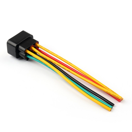 Regulator Rectifier Male Plug Connector For KAF 620 XVS1100 V-Star YFM 350 LT