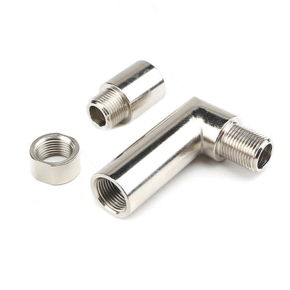 O2 Oxygen Sensor Angled Extender Spacer 90 Degree 02 Bung Extension M18 X 1.5