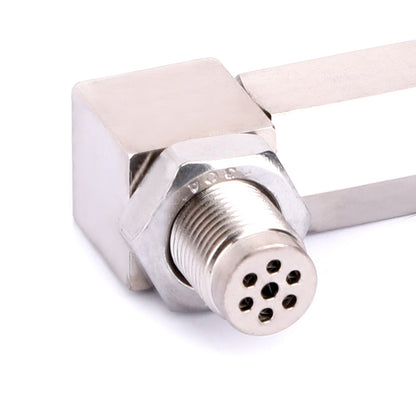 90 Degree O2 Sensor Spacer Engine Light CEL Check Bung Mini Converter Connector