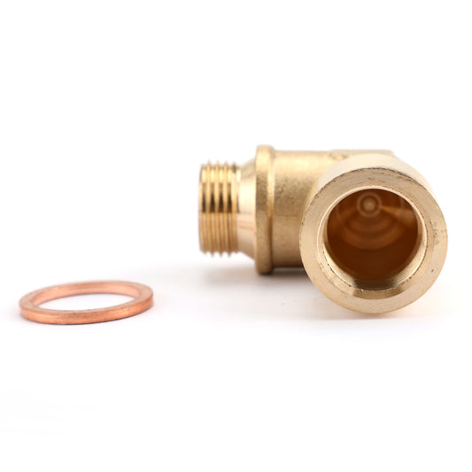 1PC M18X1.5 02 Bung Extension O2 Oxygen Sensor Angled Extender Spacer 90 Degree