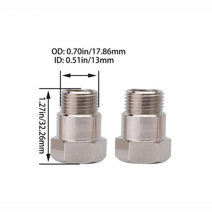 O2 Oxygen Sensor Test Pipe Extension Extender Adapter Spacer M18 X 1.5 Bung 32mm