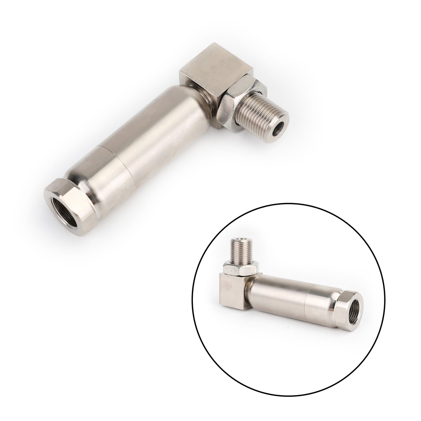 O2 oxygen sensor angled extender spacer 90 degree 02 extension M18 X 1.5