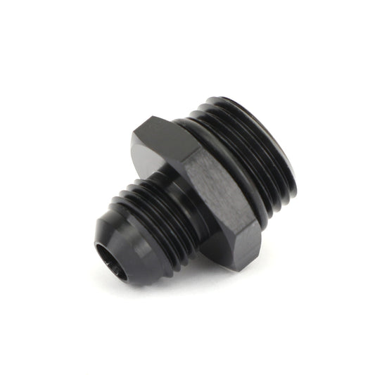 ORB-8 O-ring Boss AN8 8AN to AN6 6AN Male Adapter Fitting Black Anodized