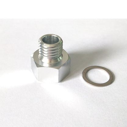 M12X1.5Mm To 1/8 Npt Gm Ls Engine Oil Pressure Sensor Adapter Aluminum